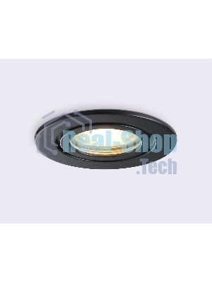 Светильник Ambrella light TN1151 BK черный IP44 GU5.3 D85*28