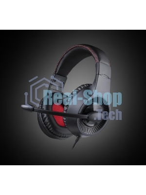 Гарнитура Redragon Pelias чёрный, проводная, 2 x mini jack 3.5 мм, подсветка