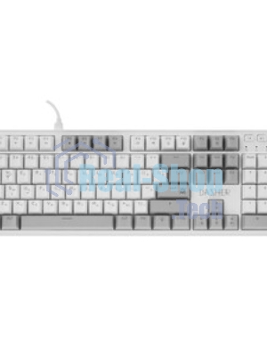 Клавиатура Defender Dasher GK-472 проводная, USB Type-A, белый/серый
