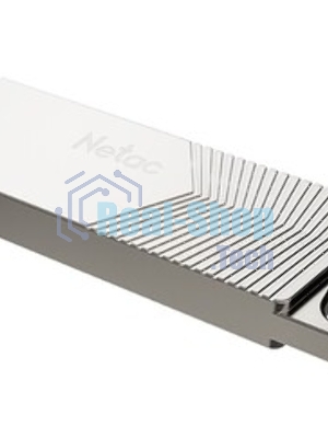 Флешка USB Netac UM1 (NT03UM1N-128G-32PN), 128Gb, USB 3.2, R/W 150/45, серебристый