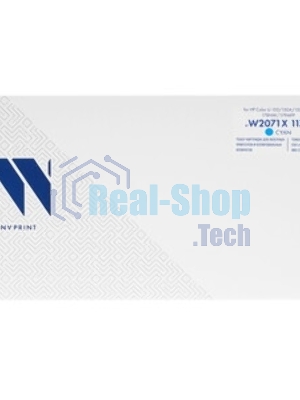 Картридж NVPrint совместимый NV-W2071XT 117X Cyan для HP Color LJ 150/150A/150NW/178NW/179MFP (1300k)