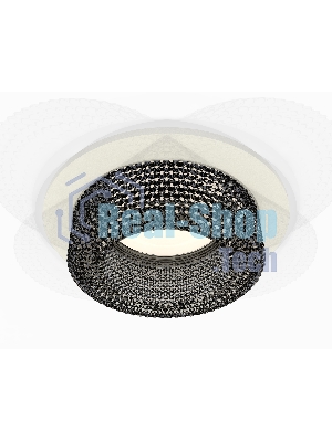 Комплект встраиваемого светильника Ambrella light XC7621021 SWH/BK белый песок/тонированный MR16 GU5.3 (C7621, N7192)