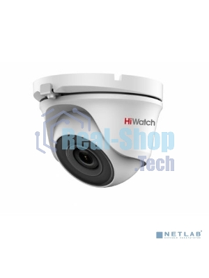 Камера видеонаблюдения HiWatch DS-T203(B) 2.8-2.8мм HD-CVI HD-TVI цветная корп.:белый