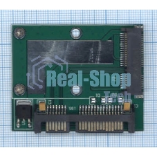 Переходник SSD mSATA на SATA компактный half size