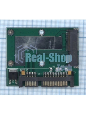 Переходник SSD mSATA на SATA компактный half size