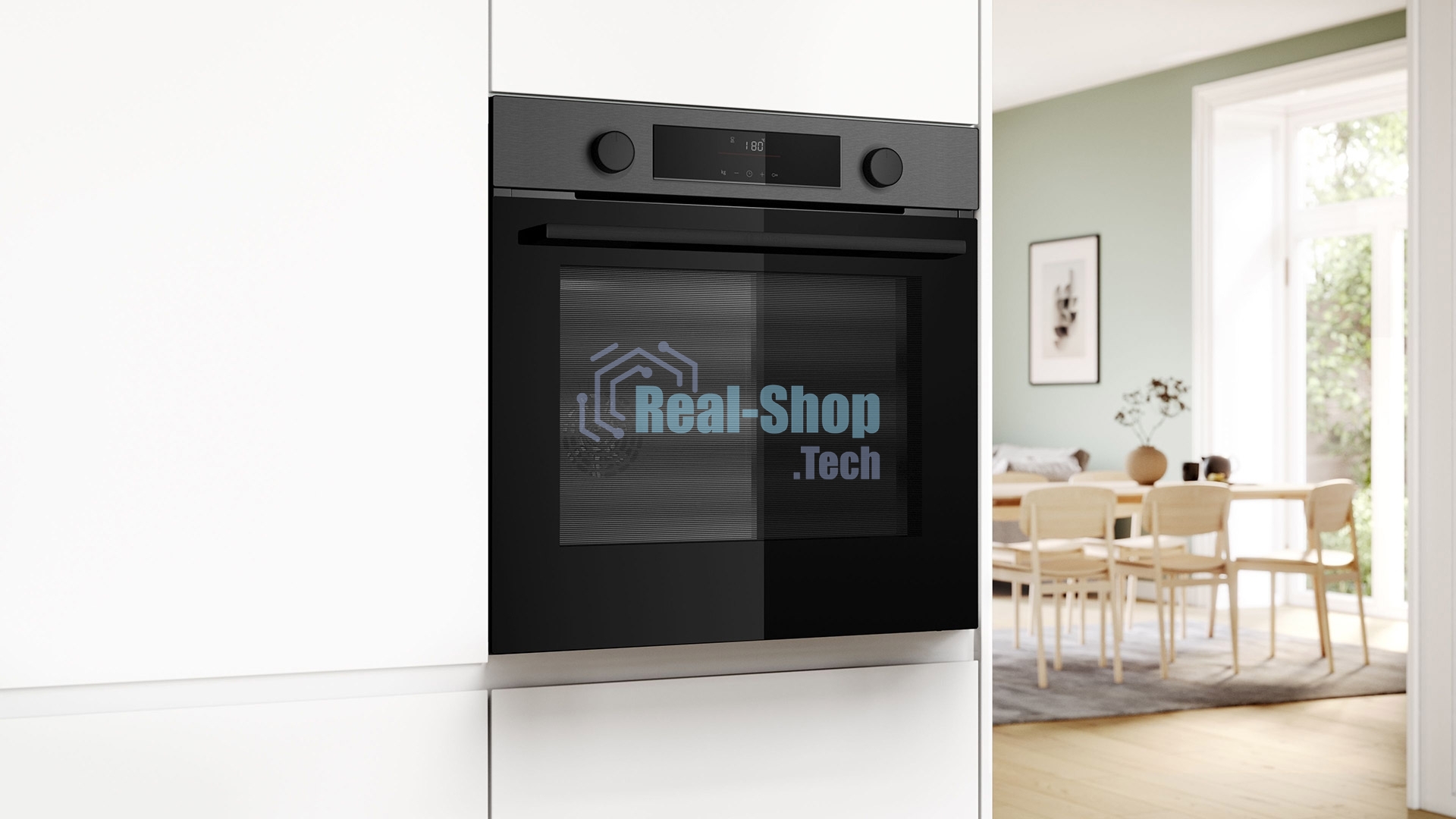Духовой шкаф электрический Bosch HUA736EG0T черный