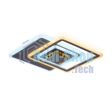 Светильник Ambrella light FA262 CF/TI кофе/янтарь 112W 540*540*80 (ПДУ РАДИО 2.4)