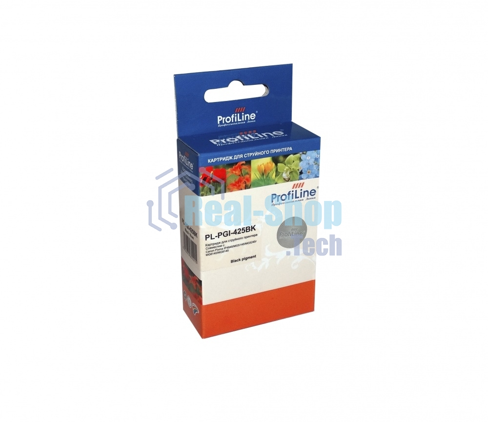 Картридж струйный ProfiLine PL-PGI-425BK для принтеров Canon Pixma IP4840/4940/MG5140/MG5240/MG6140/MG8140 Black пигментные с чипом