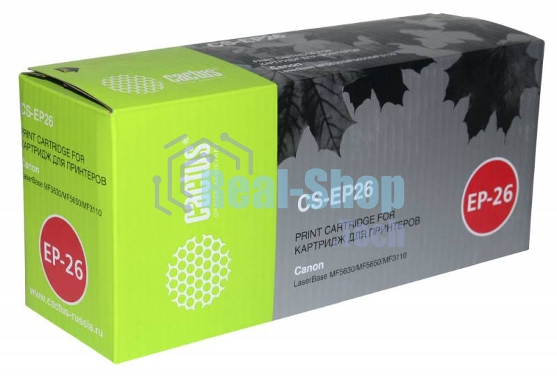 Картридж лазерный Cactus CS-EP26 черный (2500 стр.) для Canon LB MF5630/MF5650/MF3110