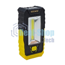 Фонарь Космос 5Вт СОВ 3LED клипса для крепл. магнит поворотная подставка 3хААА