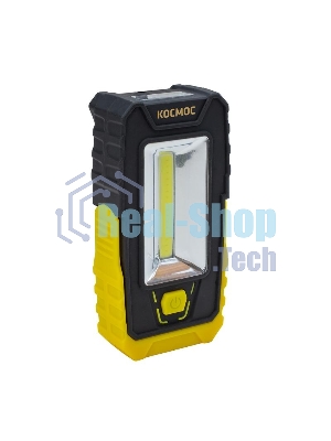 Фонарь Космос 5Вт СОВ 3LED клипса для крепл. магнит поворотная подставка 3хААА