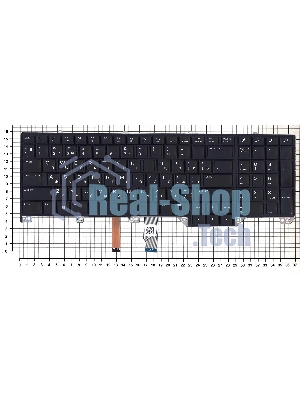 Клавиатура для ноутбука Dell Alienware 17 R4 черная с подсветкой