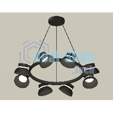 Светильник Ambrella light XB9198100/8 SBK/FR черный песок/белый матовый GX53 (C9198, N8141)