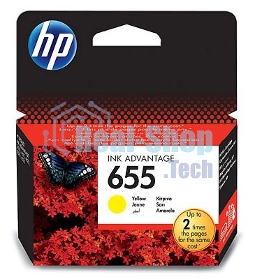 Картридж струйный HP 655 CZ112AE желтый для HP DJ IA 3525/4615/4625/5525/6525 (600 стр.)