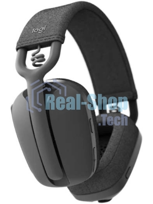 Гарнитура Logitech ZONE Vibe 100 серый, беспроводная, Bluetooth, до 20 ч