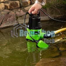 Дренажный насос Сибртех для грязной воды СДН650-35 650 Вт напор 8 м 11000 л/ч