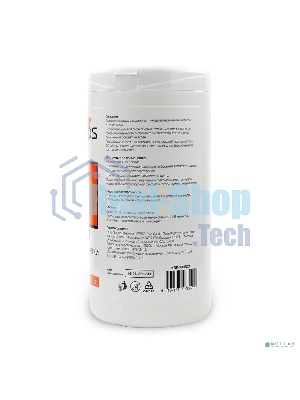Салфетки для ЖК-экранов в банке KBF-100ECO, 100 шт.
