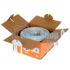 Кабель LANMASTER U/UTP, 4 пары, Кат. 6, с перегородкой, 550Mhz, LSZH, нг(A)-HF, оранжевый, 305 м