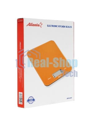Весы кухонные электронные Atlanta ATH-6197 (orange)