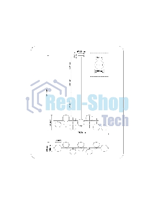 Светильник Ambrella light LH51017/7 BK/BS/FR черный/латунь/белый матовый G9*7 max 28W 1100*240*300