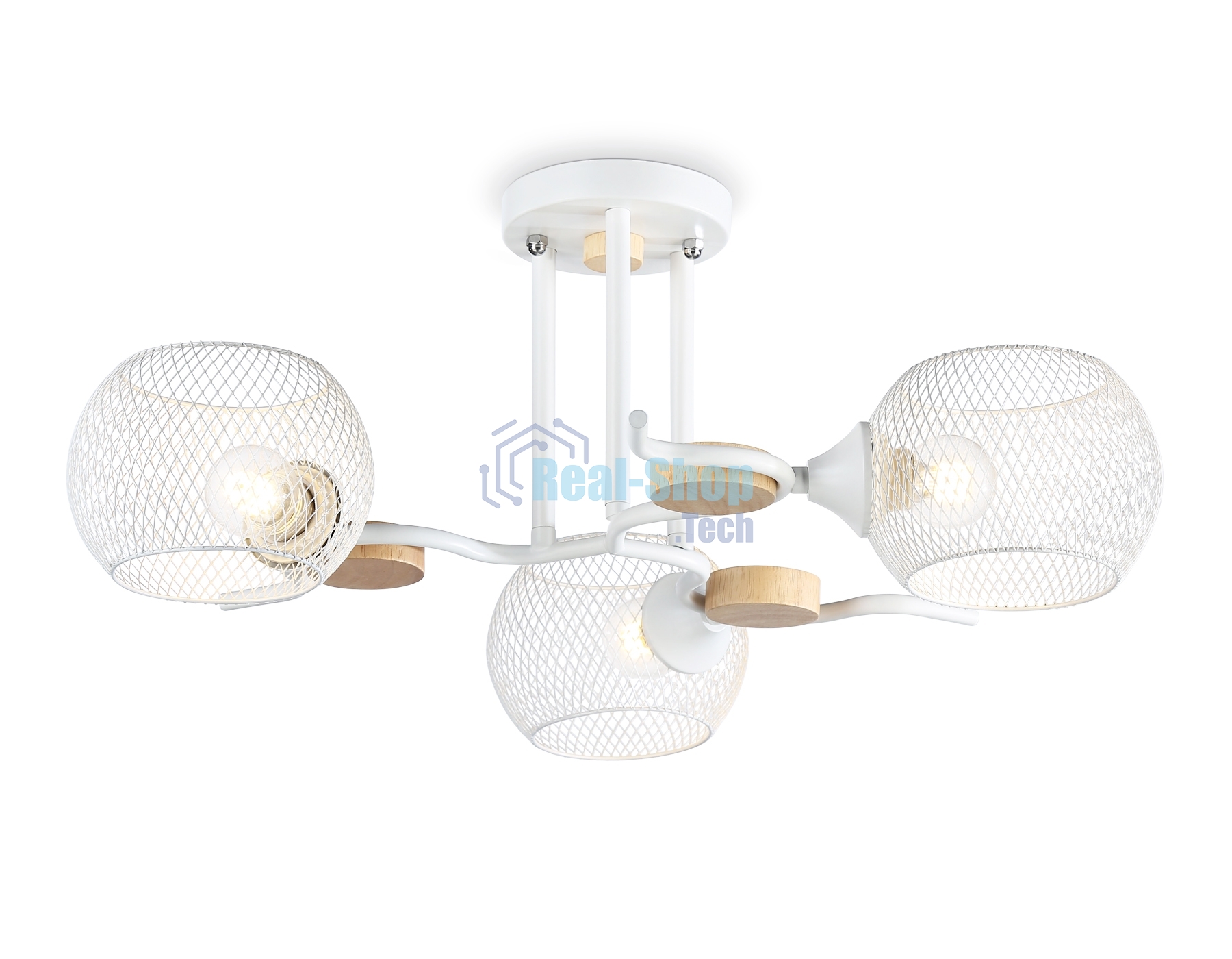 Светильник Ambrella light TR80163/3 WH белый E27/3 max 40W D580*220