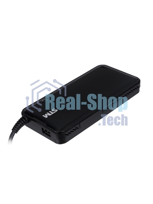 Адаптер для ноутбуков STM Dual DLU90, 90W, EU AC power cord& Car Cigaratte Plug, USB(2.1A)