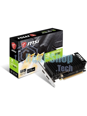 Видеокарта MSI PCI-E GT 1030 2GHD4 LP OC nVidia GeForce GT 1030 2048Mb 64bit DDR4 1189/2100/HDMIx1/DPx1/HDCP Ret low profile