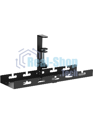 Кабель-канал Cactus CS-CM-400-1BK для столов 40x12.9x19см черный