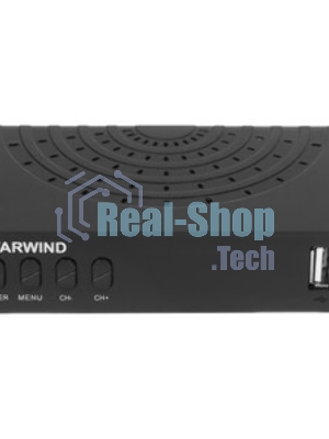 Приставка для цифрового ТВ Starwind CT-220 черный, DVB-T2, DVB-T, DVB-C, HDMI, USB 2.0 х2