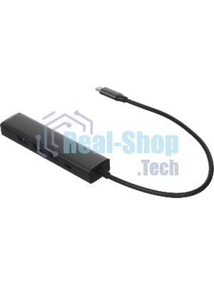 USB-концентратор CUDY UH605, USB Type-C, USB + RJ-45, USB Type-C