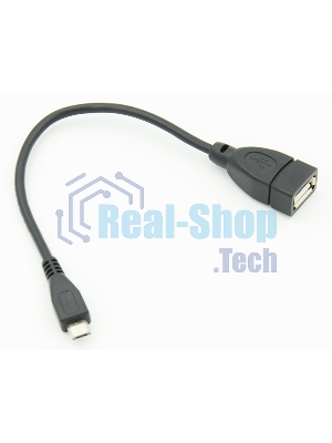 Кабель USB Behpex OTG USB(f)/MicroUSB (0.2м)