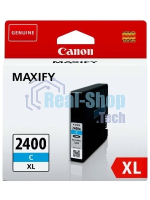 Картридж струйный Canon PGI-2400XL голубой, 1500 стр., для MAXIFY iB4040/МВ5040/МВ5340