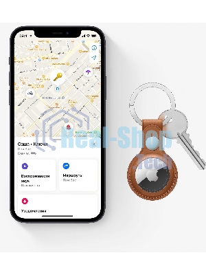 Трекер Apple AirTag, IP67, Bluetooth, NFC, Accelerometer, Speaker, CR2032 bat., d-31.9 mm, h-8 mm, 11 g - (4 Pack)