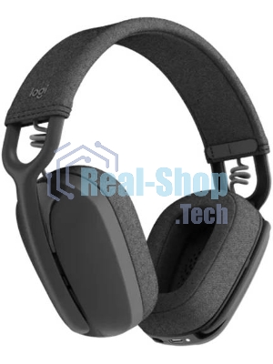 Гарнитура Logitech ZONE Vibe 100 серый, беспроводная, Bluetooth, до 20 ч