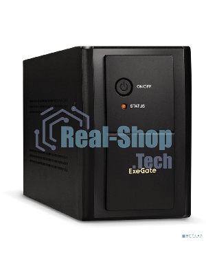 Источник бесперебойного питания ExeGate EX292611RUS SpecialPro UNB-2200.LED.AVR.1SH.2C13.RJ.USB 2200VA/1300W, LED, AVR,1*Schuko+2*C13, RJ45/11, USB, металлический корпус, черный