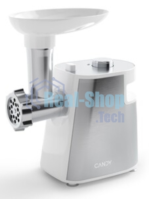 Мясорубка электрическая Candy CG-200 белый, 2000 Вт, 2.3 кг/мин, реверс, защита от перегрузки, насадки - 5