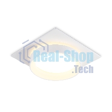 Светильник Ambrella light TN6709 WH белый IP44 GX53 max 15W 105*105*45