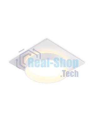 Светильник Ambrella light TN6709 WH белый IP44 GX53 max 15W 105*105*45
