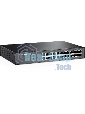 Коммутатор TP-Link SMB TL-SG1024DE 24-Port Gigabit Easy Smart Switch, 24 10/100/1000Mbps RJ45 ports, MTU/Port/Tag-based VLAN, QoS, IGMP Snooping