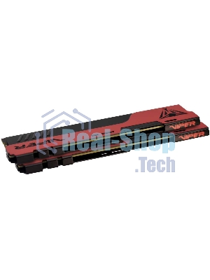 Оперативная память Patriot Viper Elite II, DDR4, 32GB (2x16 GB), 3200 MHz, CL18, DIMM, радиатор, красный, черный