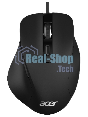 Мышь проводная Acer OMW120 черный, 2000 dpi, USB, кнопки - 6