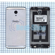 Задняя крышка для Meizu M6 серебристый