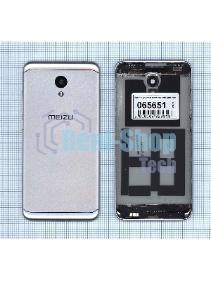 Задняя крышка для Meizu M6 серебристый