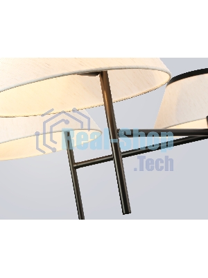 Люстра Ambrella light LH72453/5 BK/WH черный/белый Е14/5 max 40W D1000*290-1080