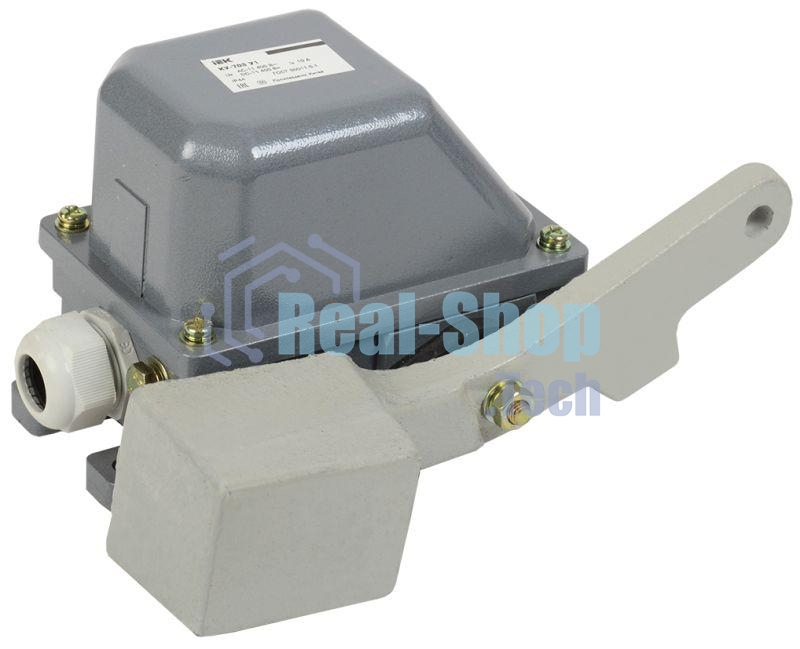 Выключатель концевой КУ-703 У1 рычаг с грузом 10А IP44 2 эл. цепи б/п IEK KV-1-703-1