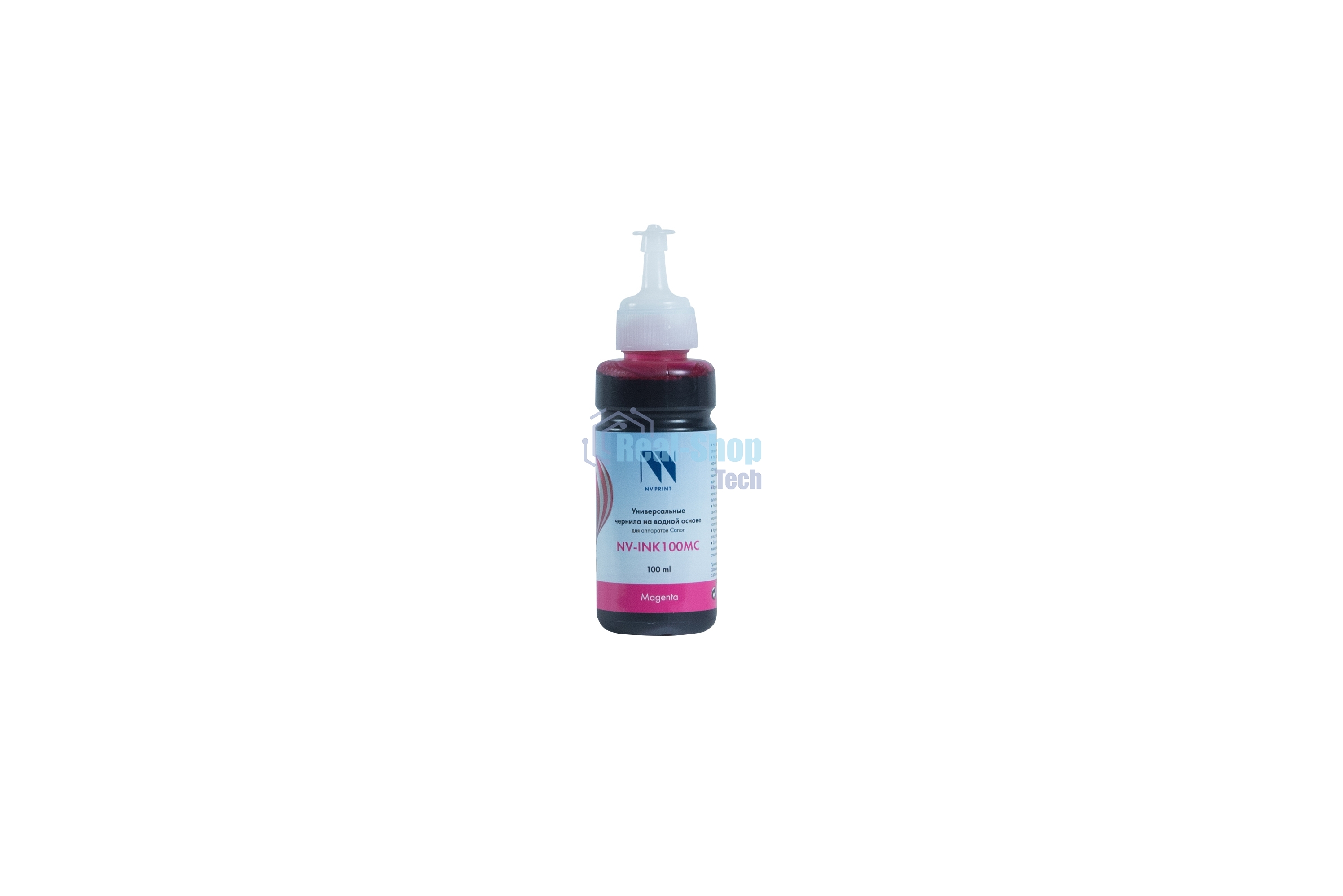 Чернила NVPrint NV-INK100 Magenta универсальные на водной основе для аппаратов Canon (100 мл) (Китай)