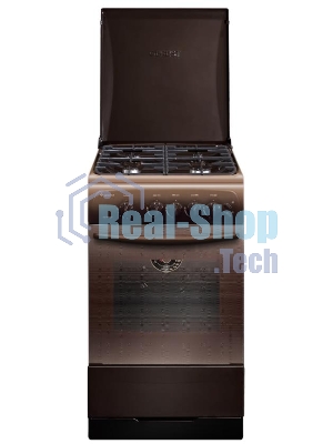 Плита газовая Gefest CG 50M04 K83 коричневый, конфорок 4 газовых, духовка 42 л, 50 см x 85 см x 57 см
