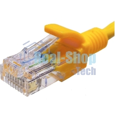 Патч-корд Suprlan 10-0162 UTP RJ-45 вил.-вилка RJ-45 cat.5e 1м желтый LSZH 24AWG