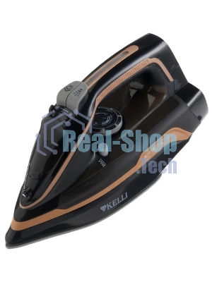 Утюг Kelli KL-1654R черный/белый/красный