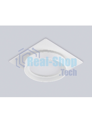 Светильник Ambrella light TN6709 WH белый IP44 GX53 max 15W 105*105*45